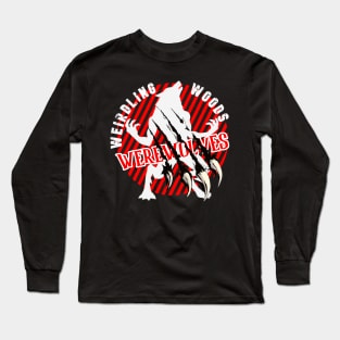 Weirdling Woods Werewolves - Black Claws Long Sleeve T-Shirt